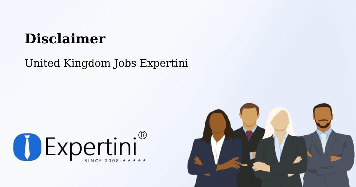 Disclaimer – Dundonald - United Kingdom Jobs Expertini