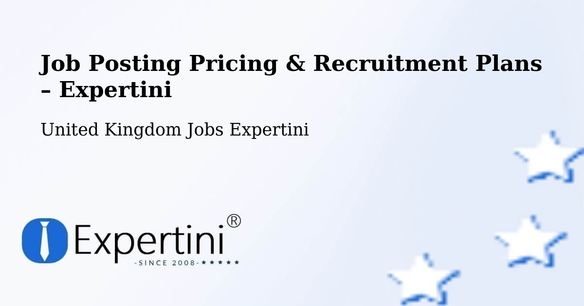 Job Posting Pricing & Recruitment Plans – Dundonald - Dundonald, United Kingdom Jobs Expertini